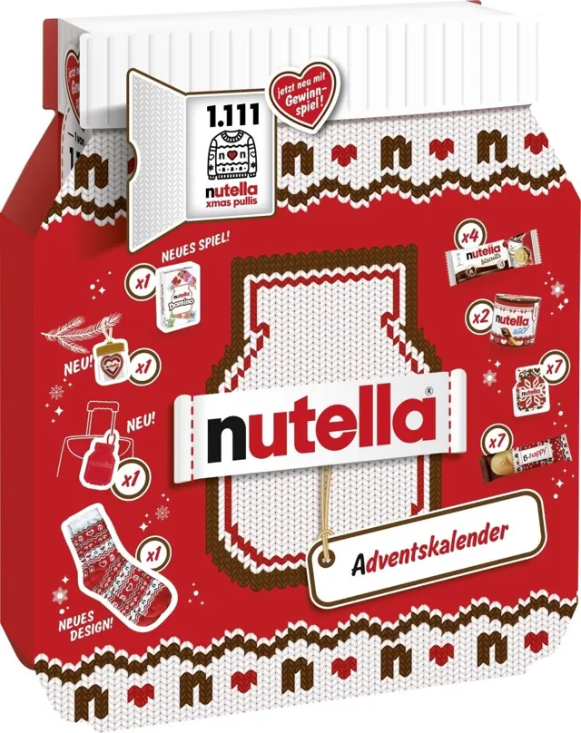 NUTELLA ADVENT CALENDAR 528G NUTELLA