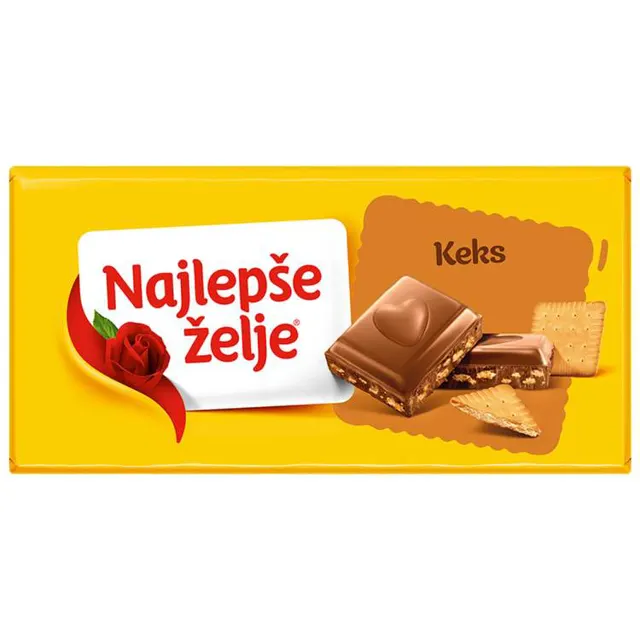 Cokolada keks Najlepse zelje 85g Najlepse zelje