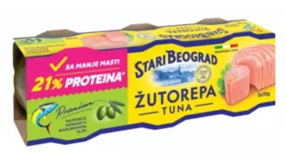 Tuna zutorepa 3x80 masl.ulje 240g