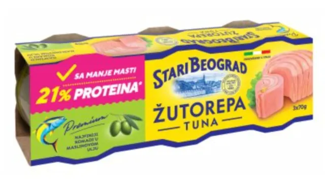 Tuna zutorepa 3x80 masl.ulje 240g TGK