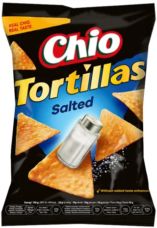 TORTILJA SALTED 110G CHIO