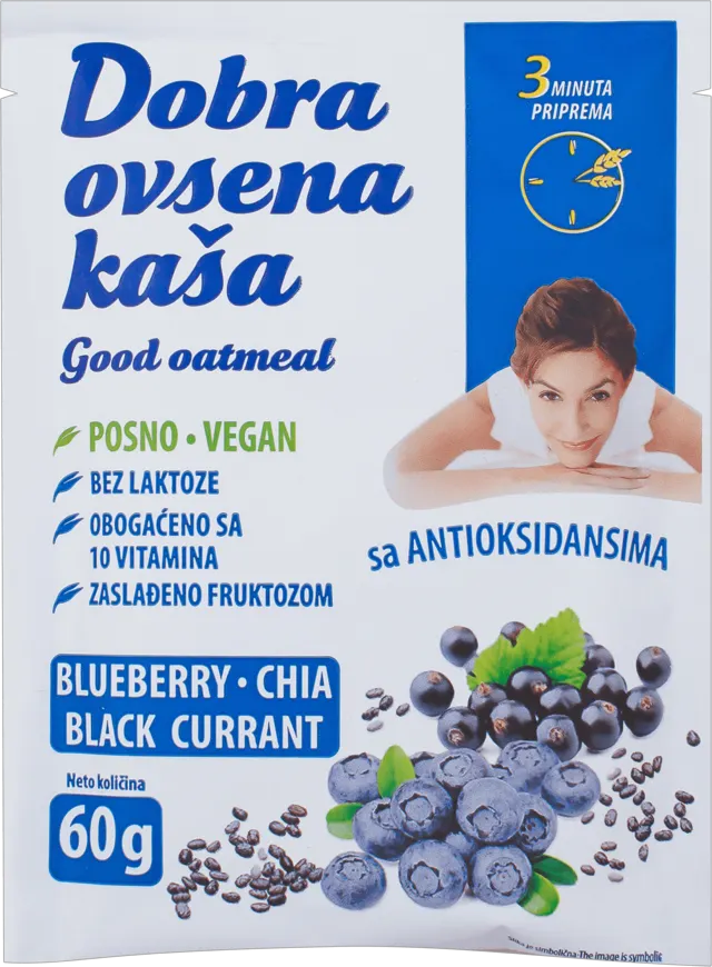 Kasa cia sem.borovnica,cr.ribizla 60g Dobra ovsena kasa