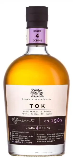0.7L TOK RAKIJA OD SLJIVE 4GOD-STAND.-VAR.