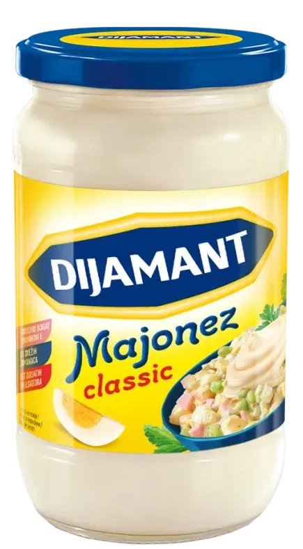 MAJONEZ CLASSIC TEGLA 630 GR DIJAMANT DIJAMANT