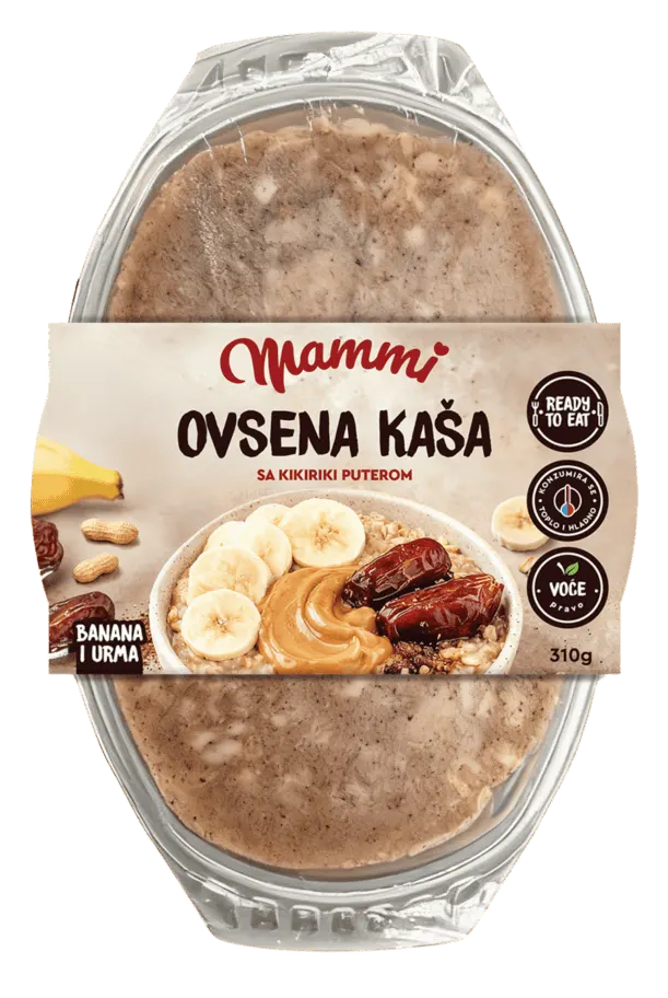 OVSENA KAŠA BANANA URME KIKIRIKI PUTER MAMMI 310G MAMMI