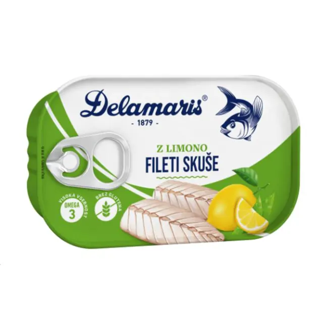 FILETI SKUSE SA LIMUNOM 125g DELAMARIS DELAMARIS