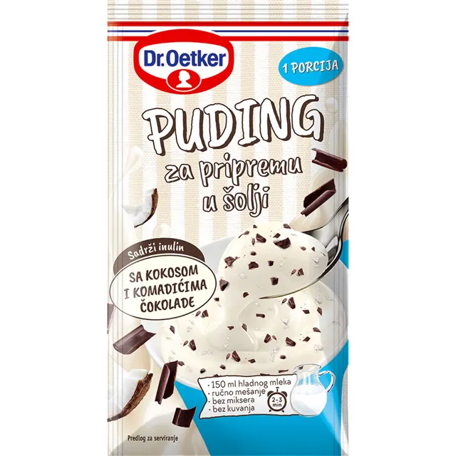 Puding pripr.solja kokos/cok.DrOetker30g Dr Oetker