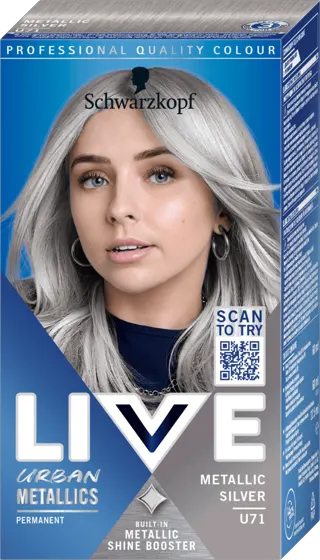 LIVE METALLIC SILVER U71 boja za kosu