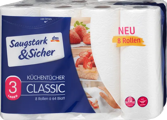 S&S kuhinjski ubrusiClassic 8/1 Saugstark&Sicher