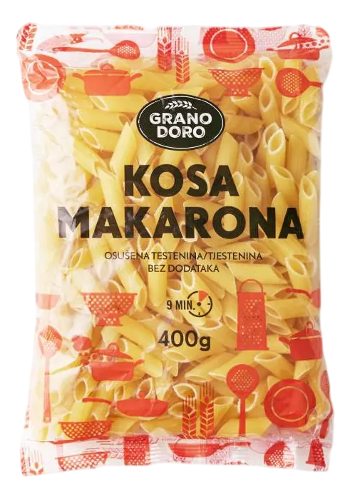 TESTENINA MAKARONA 400G GRANO GRANO DORO