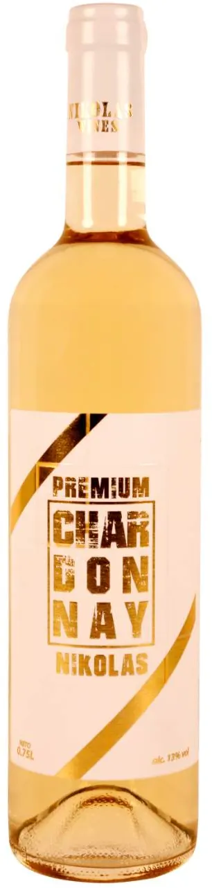 Chardonnay Premium Nikolas Wines 0.75 L, alc 13 % NIKOLAS