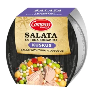 SALATA TUNA KUS KUS COMPASS 160gr