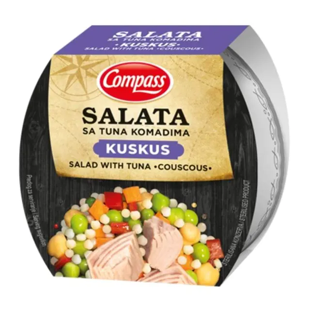 SALATA TUNA KUS KUS COMPASS 160gr BEVETTI