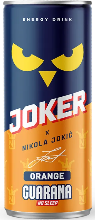 ENERGY GUARANA JOKER POMORANDZA 0.25L LIM GUARANA