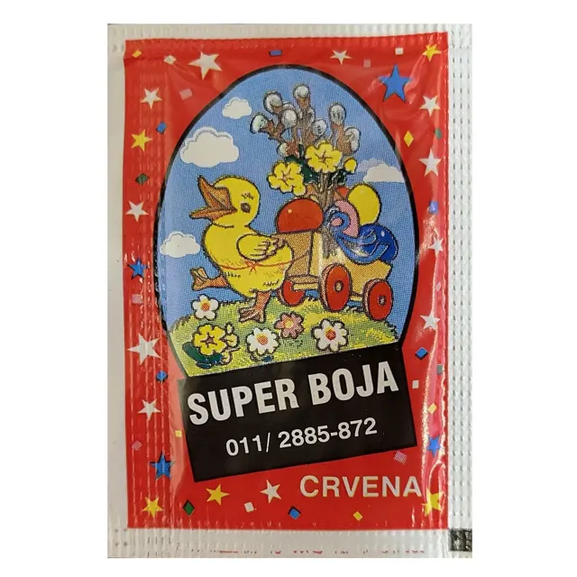 BOJA ZA JAJA CRVENA 3g NEMA PODATAK
