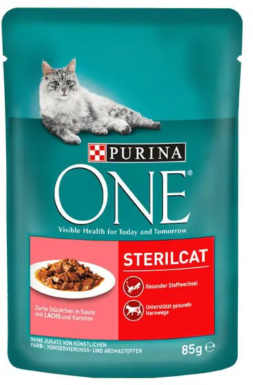 Vl.hrana/macke sterilcat losos One 85g ONE