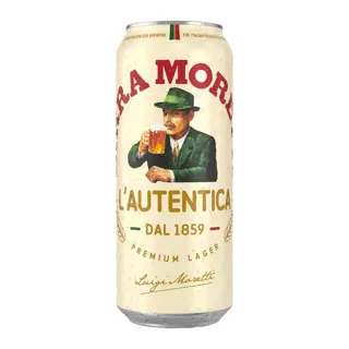 Pivo svetlo Birra Moretti 0.5l lim