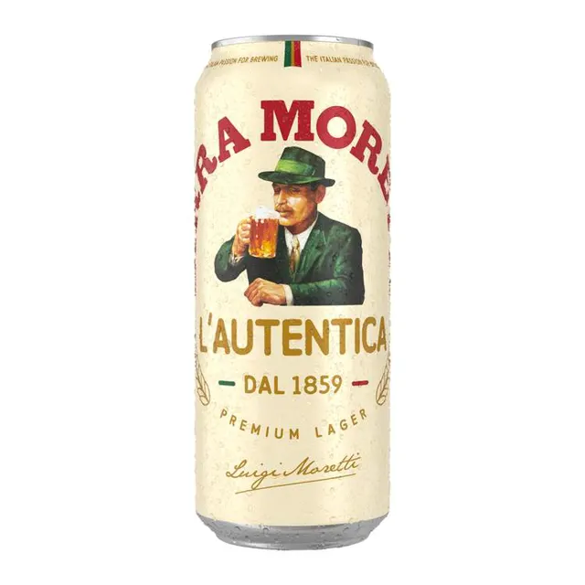 Pivo svetlo Birra Moretti 0.5l lim Birra Moretti