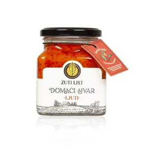 Domaci ajvar ljuti Zuti list 300g