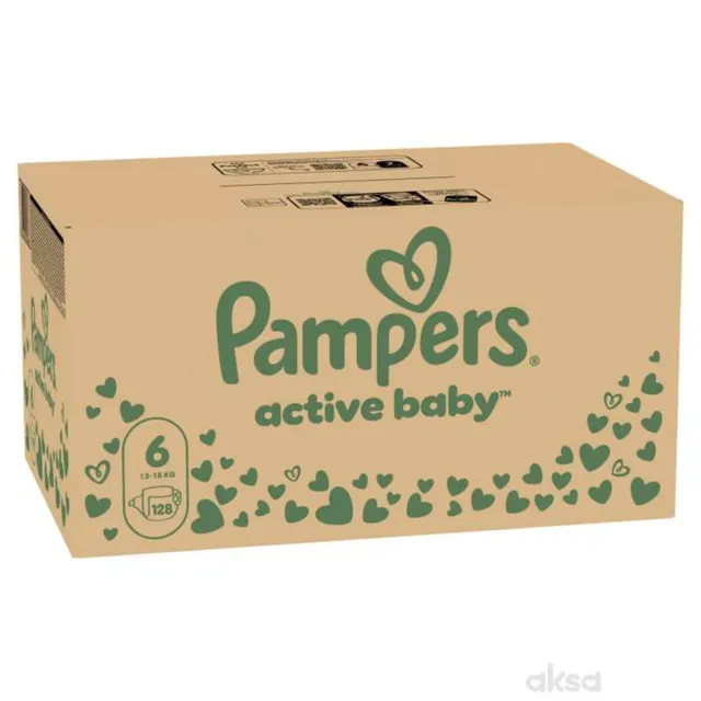 PELENE PAMPER ACT BABY MSB S6 128/1 PAMPERS