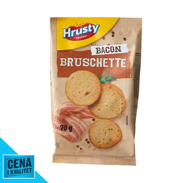 BRUSKETI SLANINA 70G HRUSTY HRUSTY