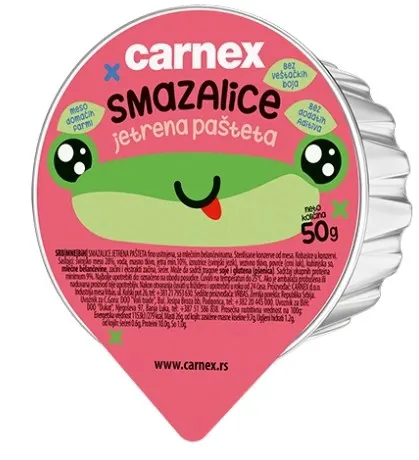SMAZALICE JETRENA PASTETA 50g CARNEX
