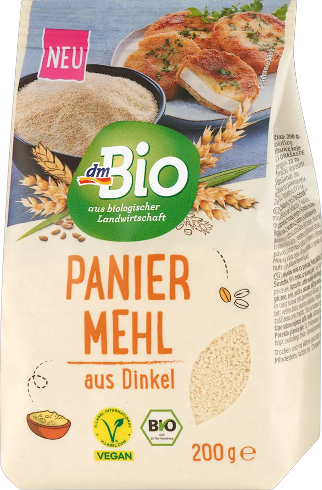 dmBio hlebne mrvice od spelte 200g dmBio