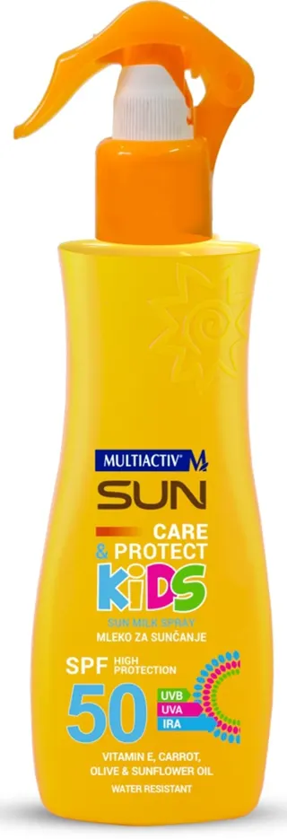 Mleko za suncanje SUN 0200 SPF 50 Care&Protect Kids sprej