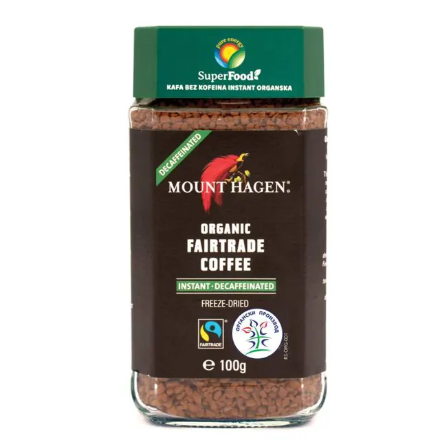 MOUNT HAGEN Inst.kafa bez kof.org.100g MOUNT HAGEN