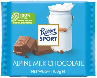 Cokolada mlecna Ritter Sport 100g