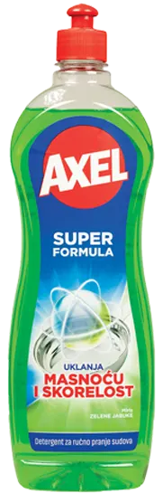 AXEL 900ml SUPER ZA PRANJE SUDOVA JABUKA