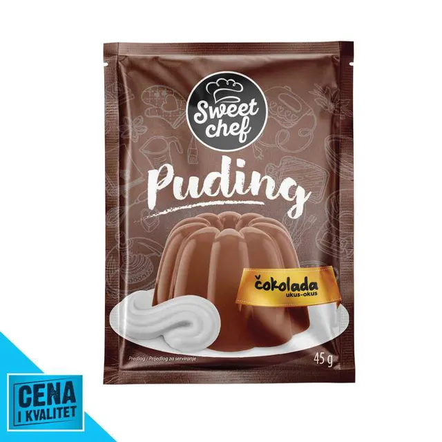 PUDING ČOKOLADA 45G SWEET CHEF SWEET CHEF