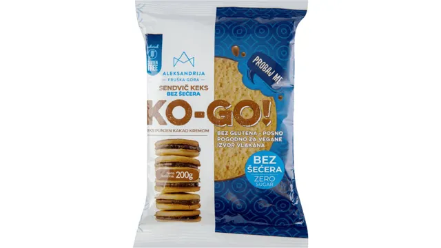 ALEKSANDRIJA KO-GO! SENDVIČ KEKS 200g Aleksandrija