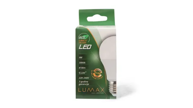 Sijalica LED E27 9W 6500k Lumax Alfa distribucija DOO Beograd