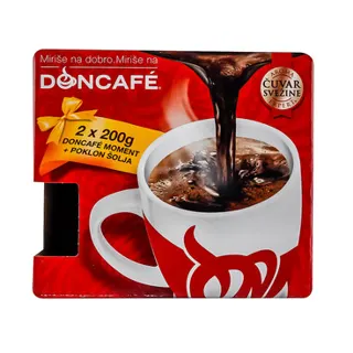 Set kafa ml.Doncafe Moment 2x200g+solja