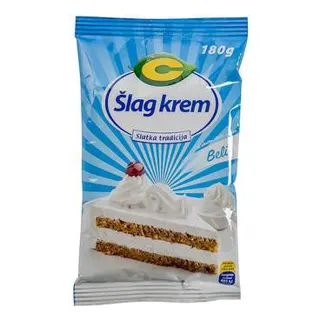 Slag krem beli 180g