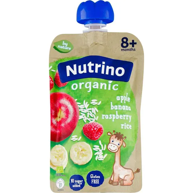 Nutrino ORG. jab/ban/mal/piri 8m+ 100g Nutrino