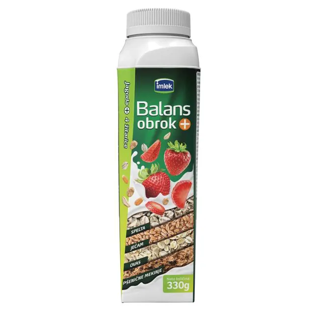 Balans+ obrok jagoda i 4 zitarice 330g T Balans+