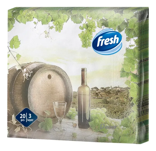 SALVETE FRESH VINO I GROŽĐE 20/1 3SL 33X33 FRESH PIRAMIDA