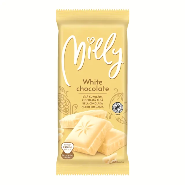 Bela cokolada Milly 100g Milly