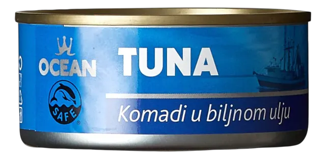 TUNA KOMADI U BILJNOM ULJU 160G OCE OCEAN