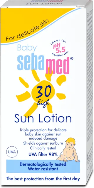 LOSION ZA SUNČANJE ZA BEBE SPF 30 200ML SEBAMED