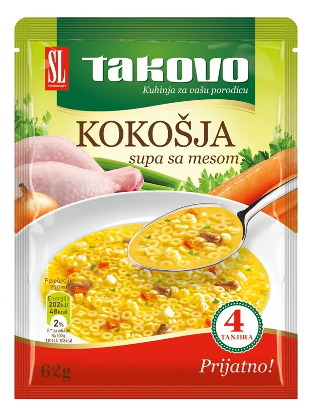 Supa kokosja meso 0062 Takovo 20 62 g TAKOVO