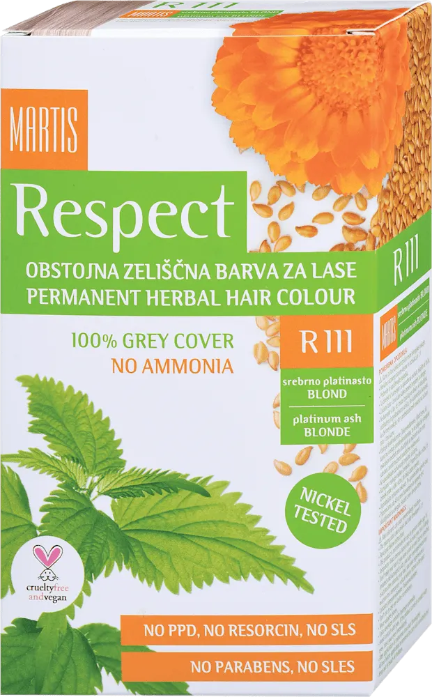 Respect boja za kosu R111 srebrno plava Respect