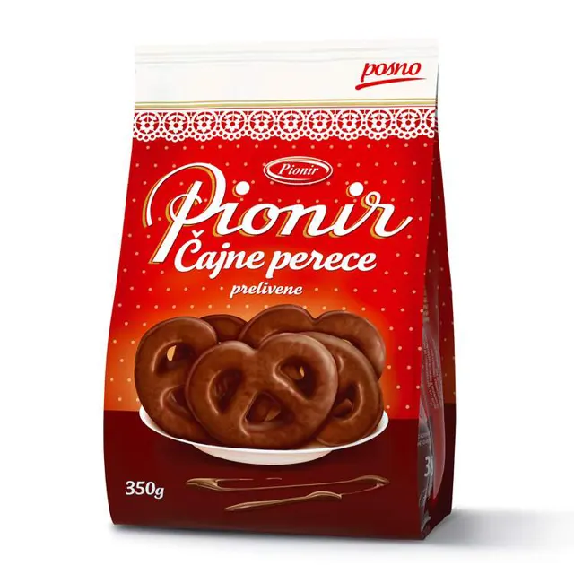 KEKS CAJNE PERECE PIONIR PRELIVENE 350G PIONIR