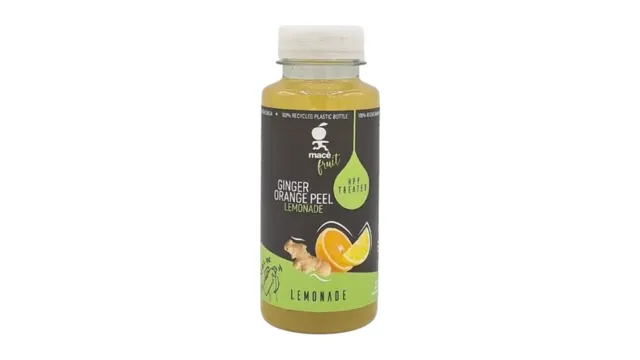 SVEŽE CEĐENA LIMUNADA SA ĐUMBIROM I KOROM POMORANDŽE 250ML WFC WFC