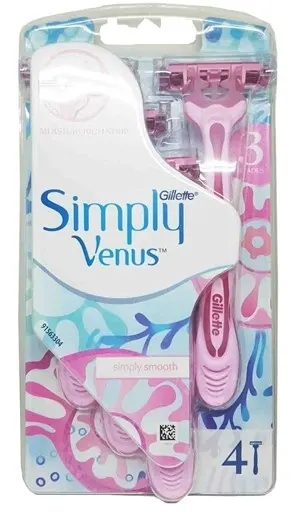 Brijac Simply Venus 3 Gillette 4 pcs 4 kom Gillette