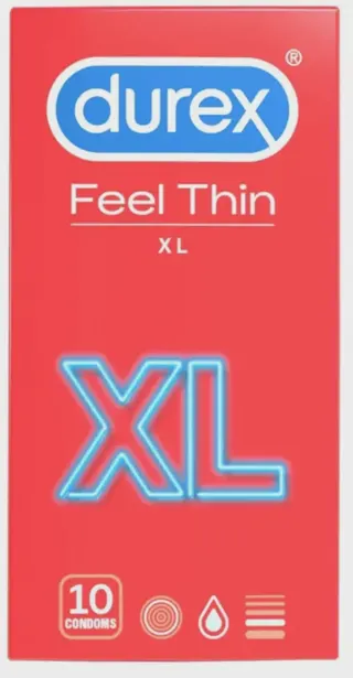 durex Feel Thin Extra large 10/1