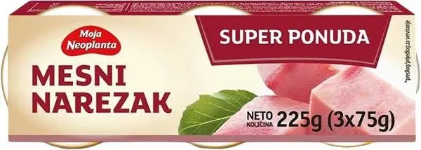 NAREZAK MESNI TROPAK 3X75gr NEOPLANTA NEOPLANTA