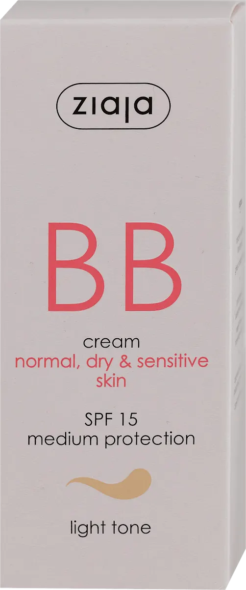 ziaja BB cream SPF 15 light tone 50ml ziaja